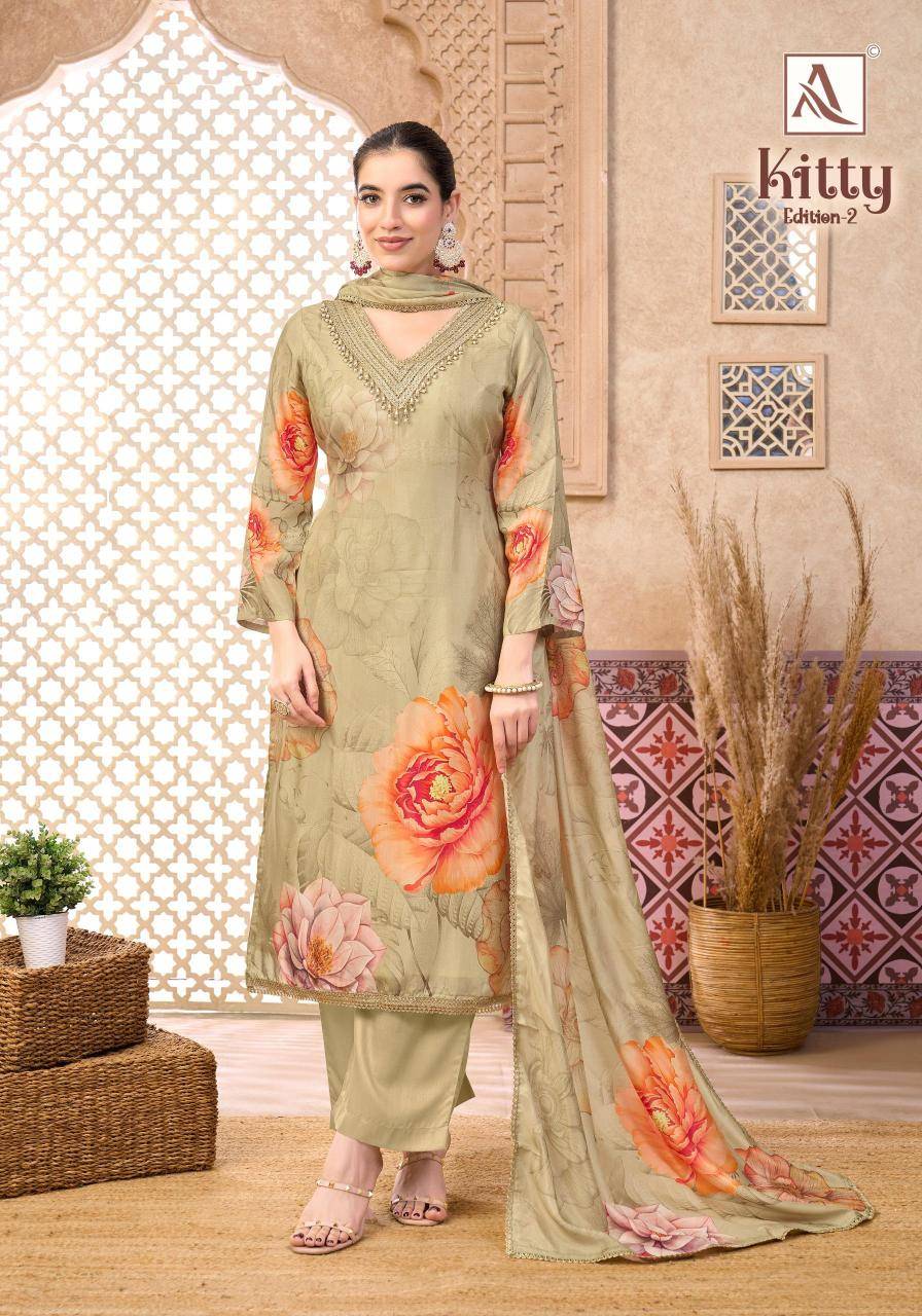 Alok suit kitty-2 Bulk dress materials supplier in Hyderabad